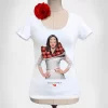 T-shirt "Siciliana con mele rosse"